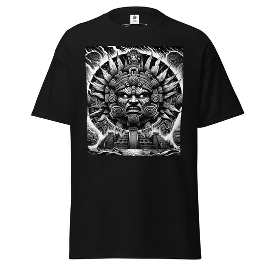 Aztec Sun Stone Warrior Tee