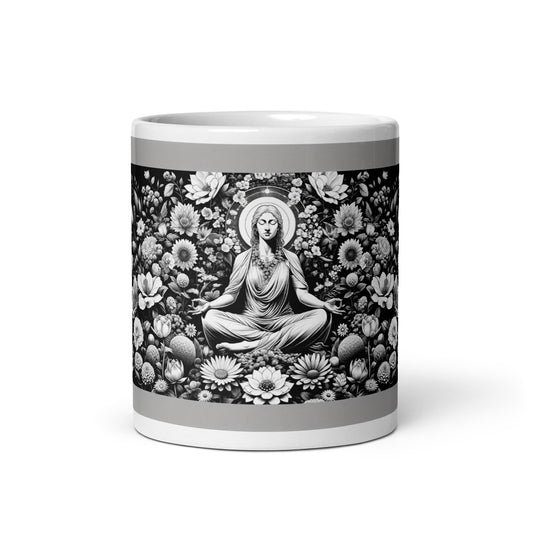 Divine Mother Amidst Blossoms Mug